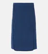 Etro Wool-blend Pencil Skirt In Blue