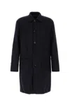 Etro Wool Blend Reversible Coat In Black