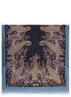 Etro Scarf With Decorative Pattern In Blue