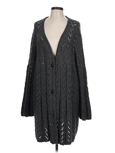 Pre-owned Etro Wool Cardigan Sweater In Black