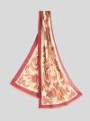 Etro , Wool, Cashmere And Silk Scarf With Print, Woman, Burgundy In Burgundy