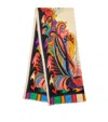 Etro Wool-cashmere-silk Printed Scarf