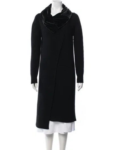 Pre-owned Etro Wool Coat In Black