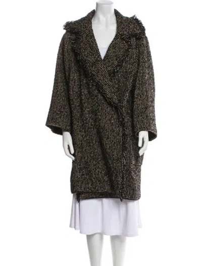 Pre-owned Etro Wool Coat In Brown