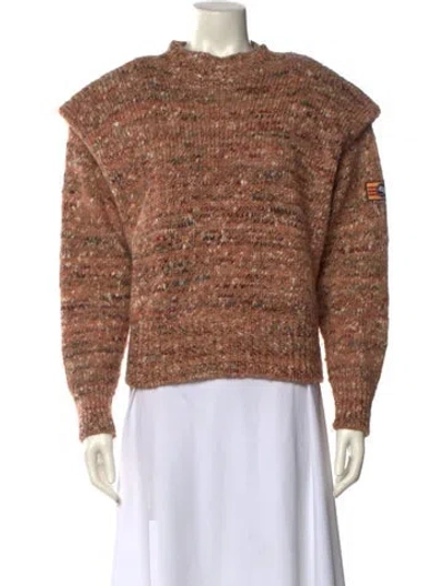 Pre-owned Etro Wool Crew Neck Sweater In Neutral