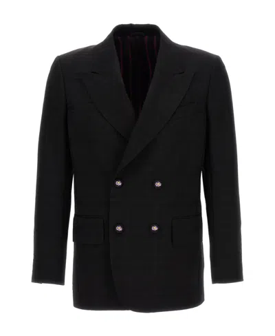 ETRO ETRO DOUBLE-BREASTED TAILORED BLAZER