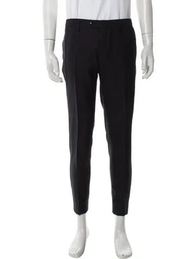 Pre-owned Etro Wool Dress Pants In Black