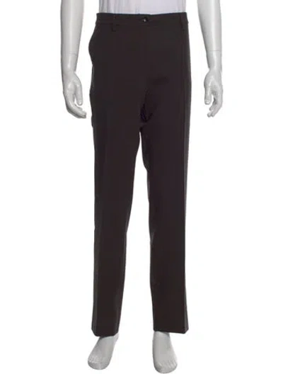 Pre-owned Etro Wool Dress Pants In Black