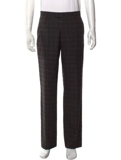 Pre-owned Etro Wool Dress Pants In Black