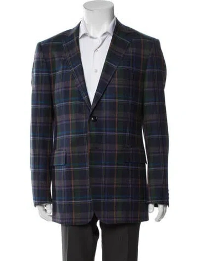 Pre-owned Etro Wool  Blazer In Blue