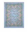 Etro Wool Iris Throw In Blue