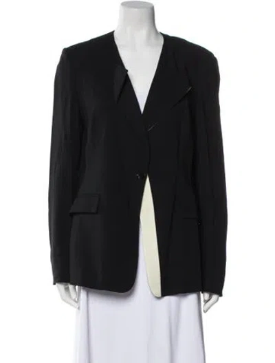 Pre-owned Etro Wool Jacket In Black