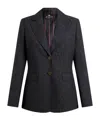 Etro Wool Jacquard Jacket In Black