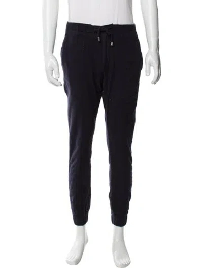 Pre-owned Etro Wool Joggers In Blue