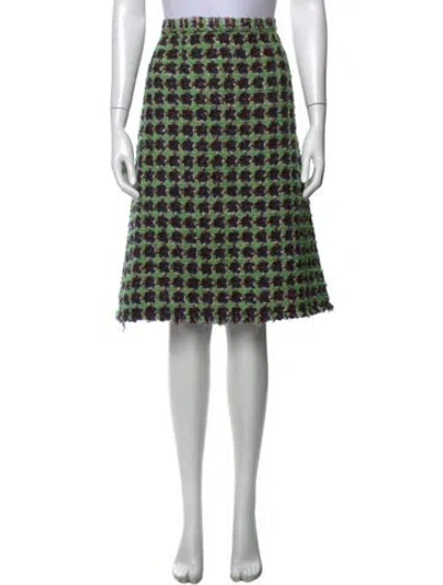 Pre-owned Etro Wool Knee-length Skirt In Blue
