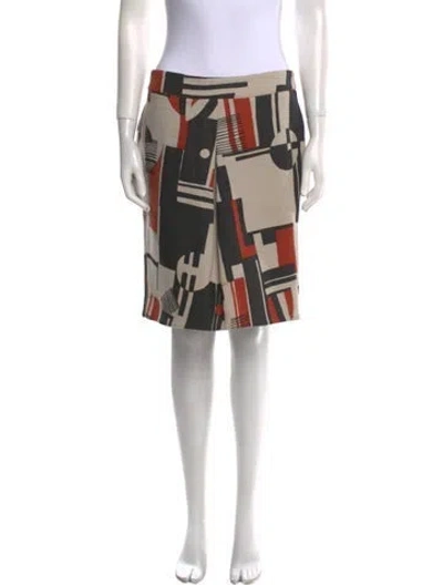 Pre-owned Etro Wool Knee-length Skirt In Gray