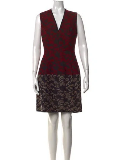 Pre-owned Etro Wool Mini Dress In Black