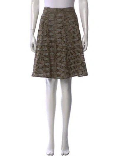 Pre-owned Etro Wool Mini Skirt In Black