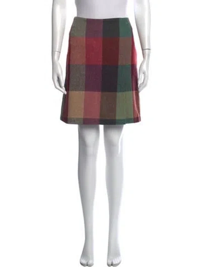 Pre-owned Etro Wool Mini Skirt In Multi