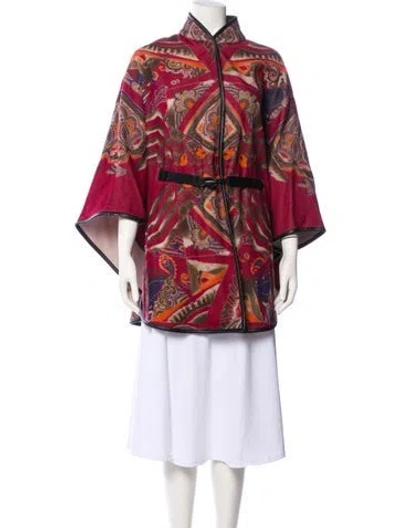 Pre-owned Etro Wool Paisley Print Jacket