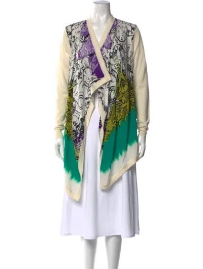 Pre-owned Etro Wool Paisley Print Sweater In Neutrals