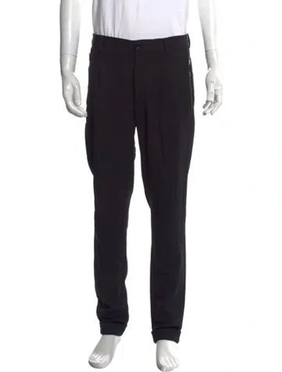 Pre-owned Etro Wool Pants In Black