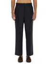 Etro Straigth Leg Pants In Blue