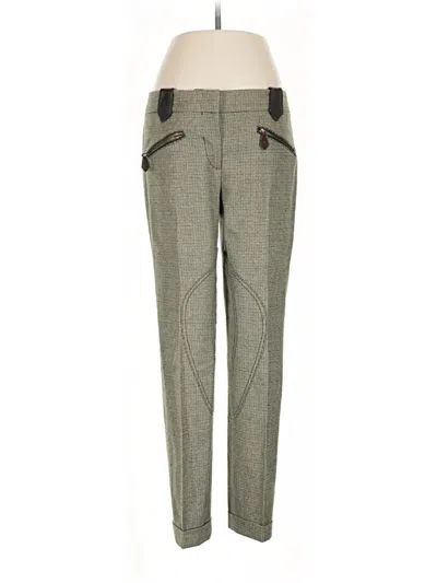 Pre-owned Etro Wool Pants In Green