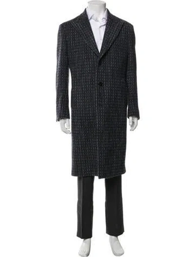 Pre-owned Etro Wool Patterned Coat In Multi