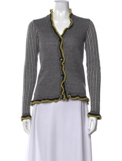 Pre-owned Etro Wool Patterned Sweater In Black