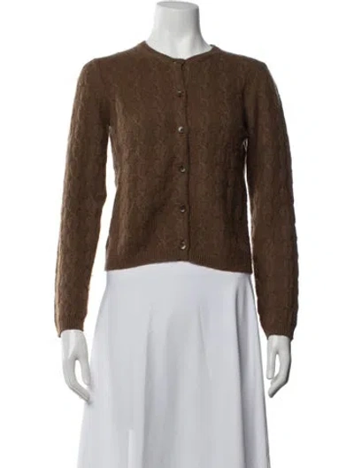 Pre-owned Etro Wool Patterned Sweater In Brown