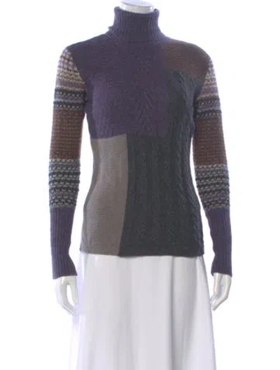 Pre-owned Etro Wool Patterned Sweater In Multi