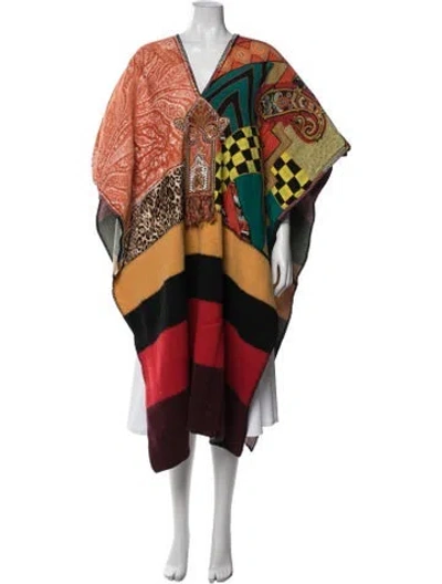 Pre-owned Etro Wool Patterned Sweater In Multicolor