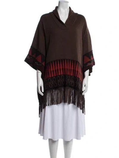 Pre-owned Etro Wool Patterned Sweater In Multicolor