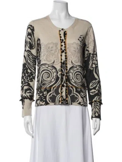 Pre-owned Etro Wool Patterned Sweater In Neutrals