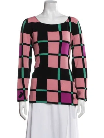 Pre-owned Etro Wool Patterned Top In Multi