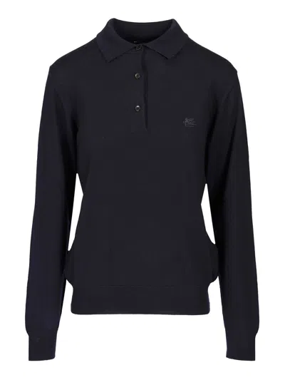 Etro Wool Polo Shirt