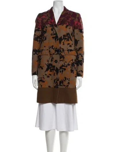 Pre-owned Etro Wool Printed Blazer In Multi