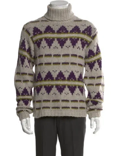 Pre-owned Etro Wool Printed Pullover In Multi