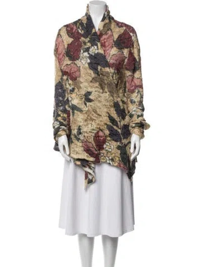 Pre-owned Etro Wool Printed Robe In Multi