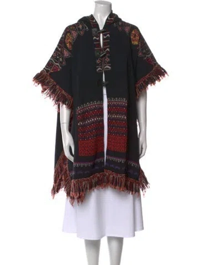 Pre-owned Etro Wool Printed Sweater In Black