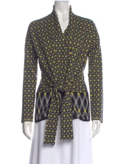 Pre-owned Etro Wool Printed Sweater In Black