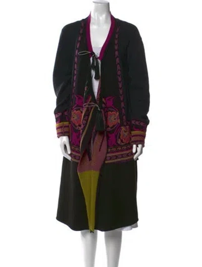 Pre-owned Etro Wool Printed Sweater In Multi