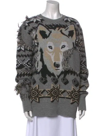 Pre-owned Etro Wool Printed Sweater In Multi