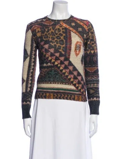 Pre-owned Etro Wool Printed Sweater In Multi