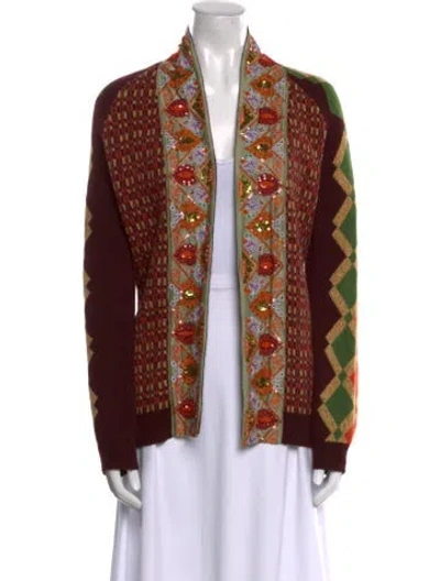 Pre-owned Etro Wool Printed Sweater In Multi