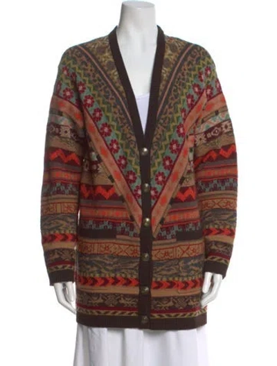 Pre-owned Etro Wool Printed Sweater In Multi