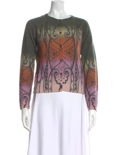 Pre-owned Etro Wool Printed Sweater In Multi