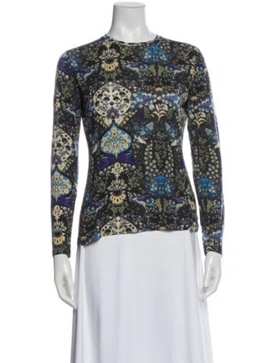 Pre-owned Etro Wool Printed Sweater In Multi