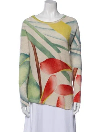 Pre-owned Etro Wool Printed Sweater In Neutral